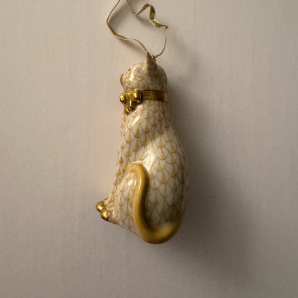 Herend Cat Christmas tree ornament